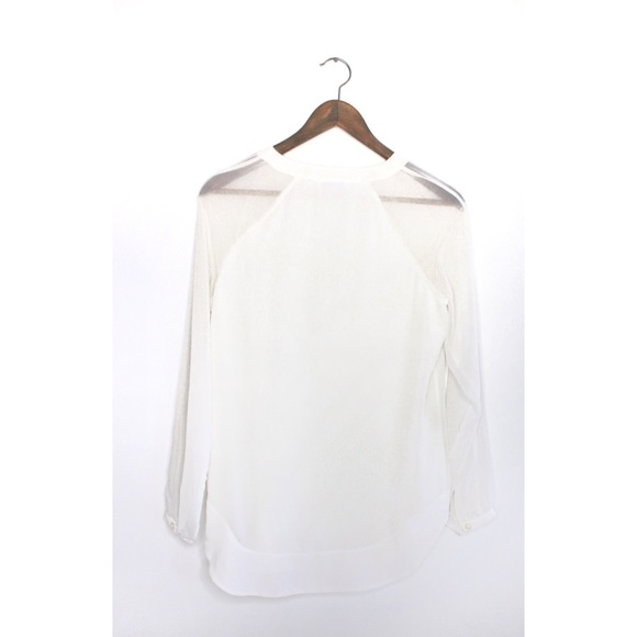 CAbi 118 Allure Sheer Sleeve Blouse Xs Preowned - Picture 6 of 9